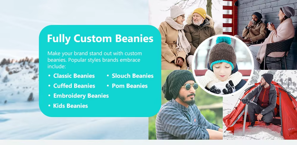 OEM Wholesale Custom Winter Y2K Skull Beanie Caps Acrylic Fabric Premium Rhinestone Beanies for Men Women