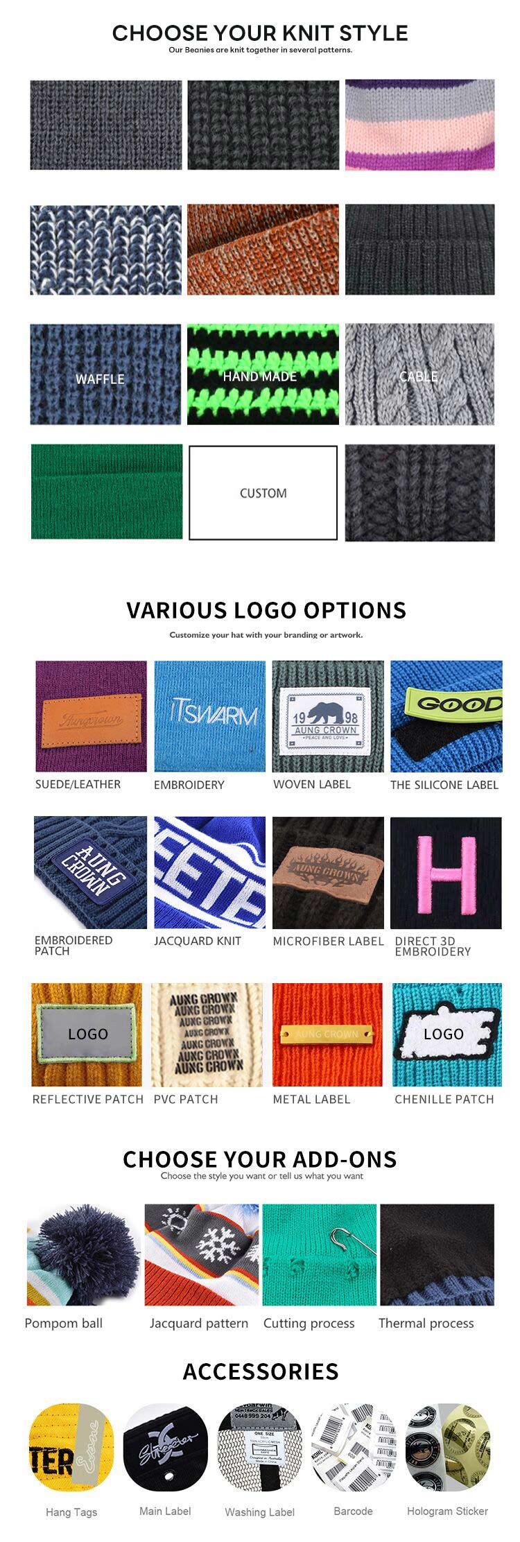 OEM Wholesale Custom Winter Y2K Skull Beanie Caps Acrylic Fabric Premium Rhinestone Beanies for Men Women