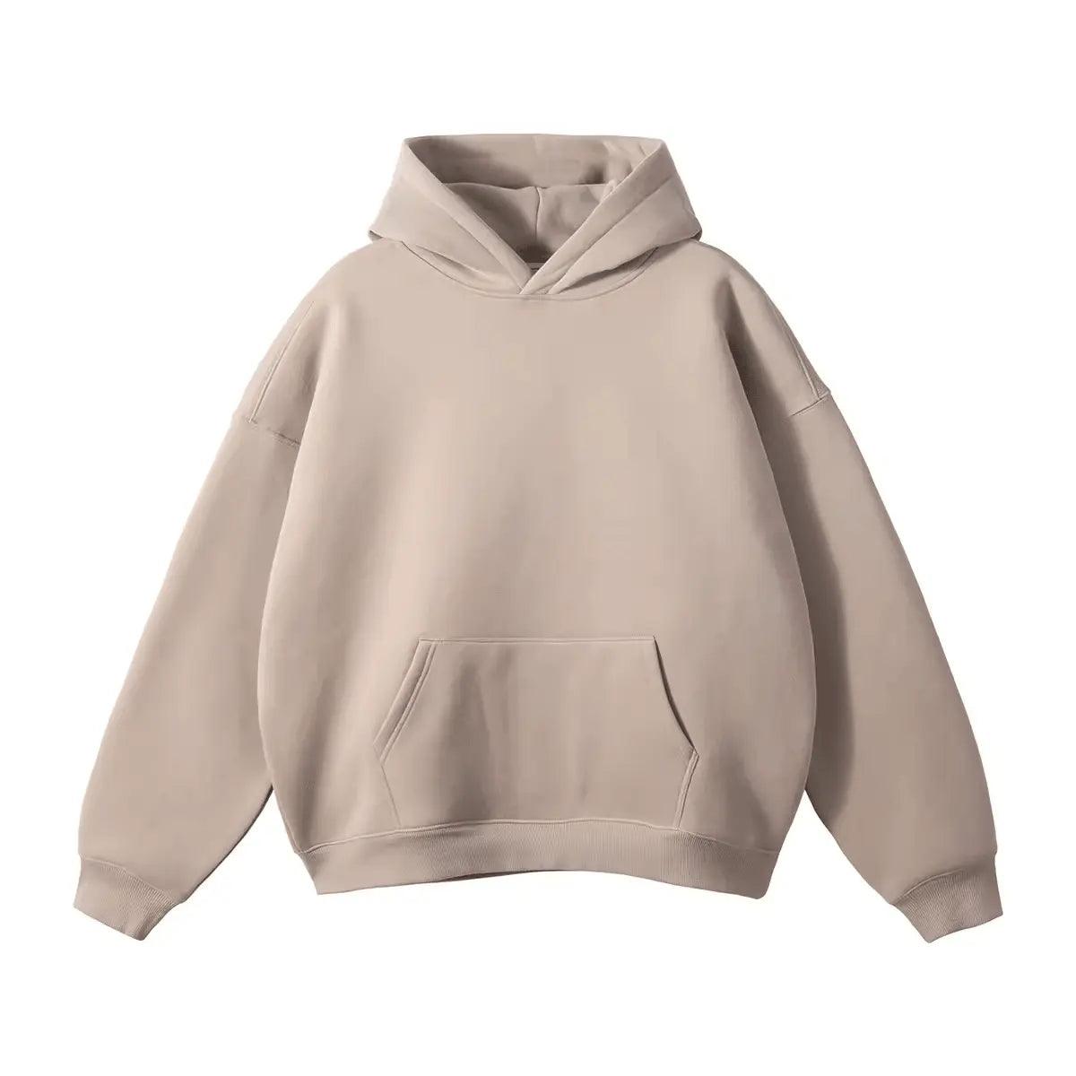 2024 100% Cotton Blank Thick Fleece Heavy Weight Oversized Custom Print Logo Men's Hoodies & Sweatshirts My Store