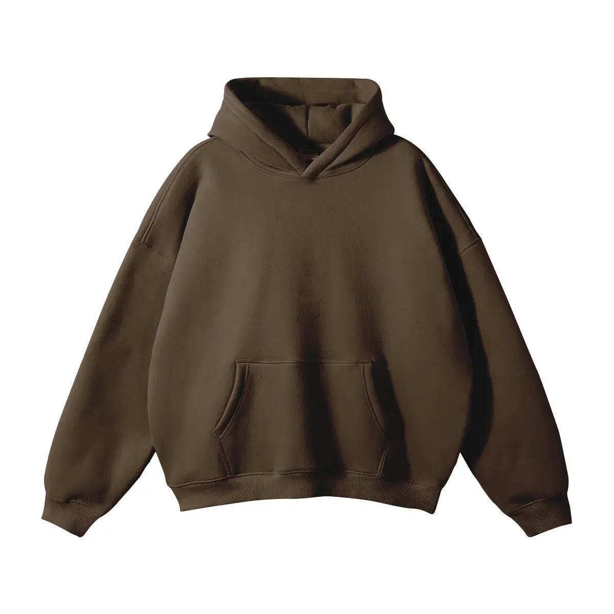 2024 100% Cotton Blank Thick Fleece Heavy Weight Oversized Custom Print Logo Men's Hoodies & Sweatshirts My Store