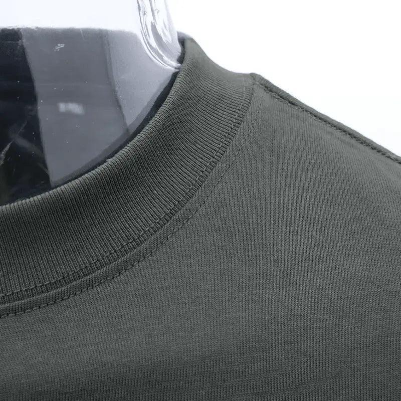 2024  CengLuanDieZhang 240g 280g dropped shoulder cool tees custom quality streetwear men oversized tshirt best heavyweight cotton men's t shirt CengLuanDieZhang