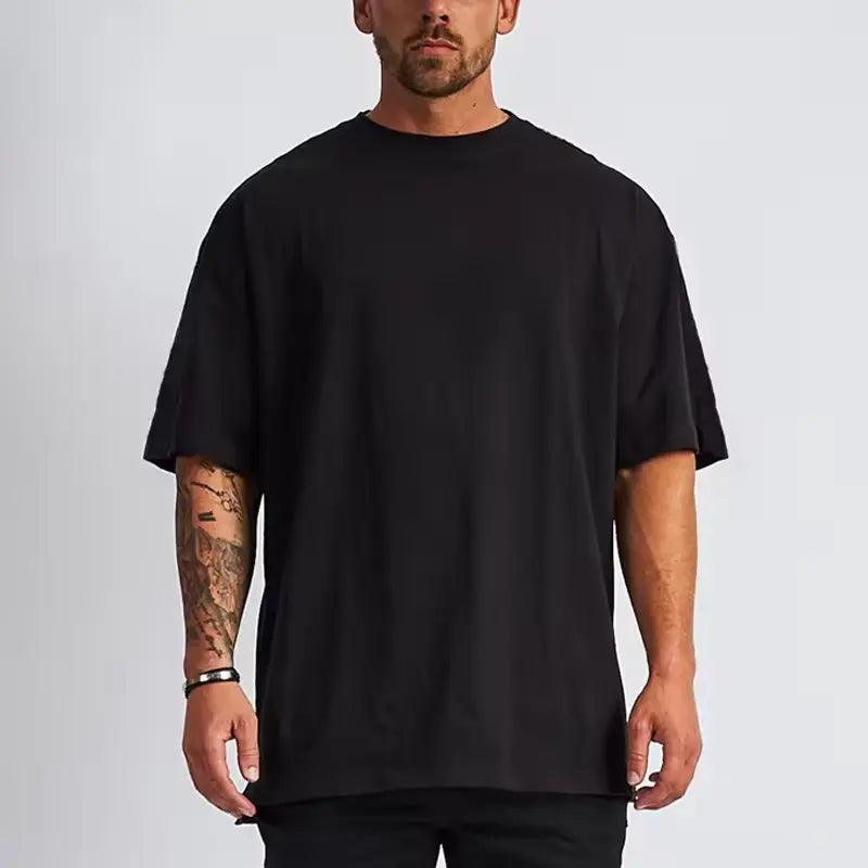 2024  CengLuanDieZhang 240g 280g dropped shoulder cool tees custom quality streetwear men oversized tshirt best heavyweight cotton men's t shirt CengLuanDieZhang