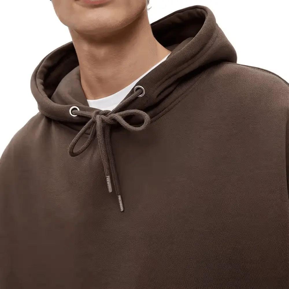 2024 CengLuanDieZhang 9 years Manufacture custom logo cotton blank pullover hoodies for men heavy fleece thick oversized Hoodie with big pocket CengLuanDieZhang