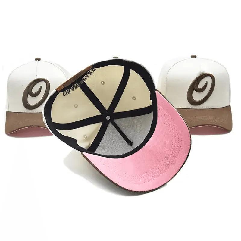 2024  CengLuanDieZhang Adjustable Color Block Embroidery Logo Custom Made 5 Panel Mens Baseball Cap Hat Wholesale CengLuanDieZhang