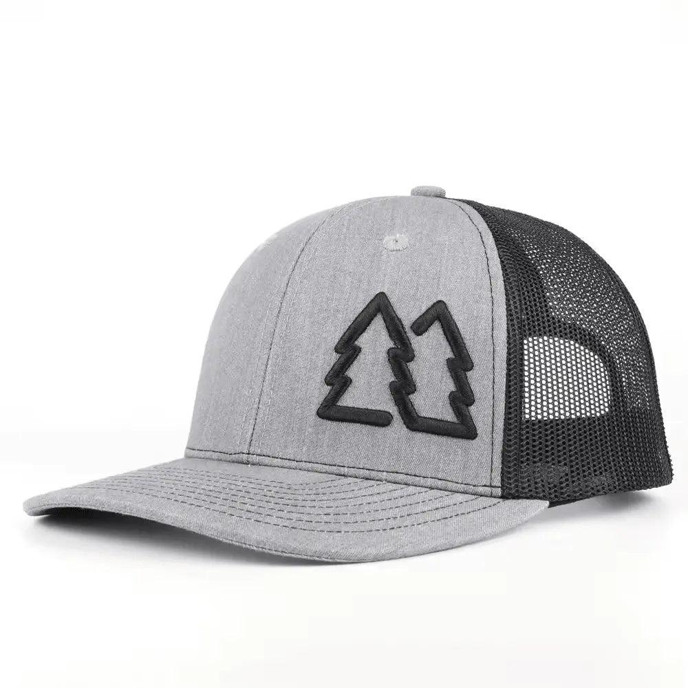 2024  CengLuanDieZhang Custom Design Your Logo Premium Heather Grey Trucker Hat 6 Panel Mesh Embroidery Richardson Trucker Cap CengLuanDieZhang
