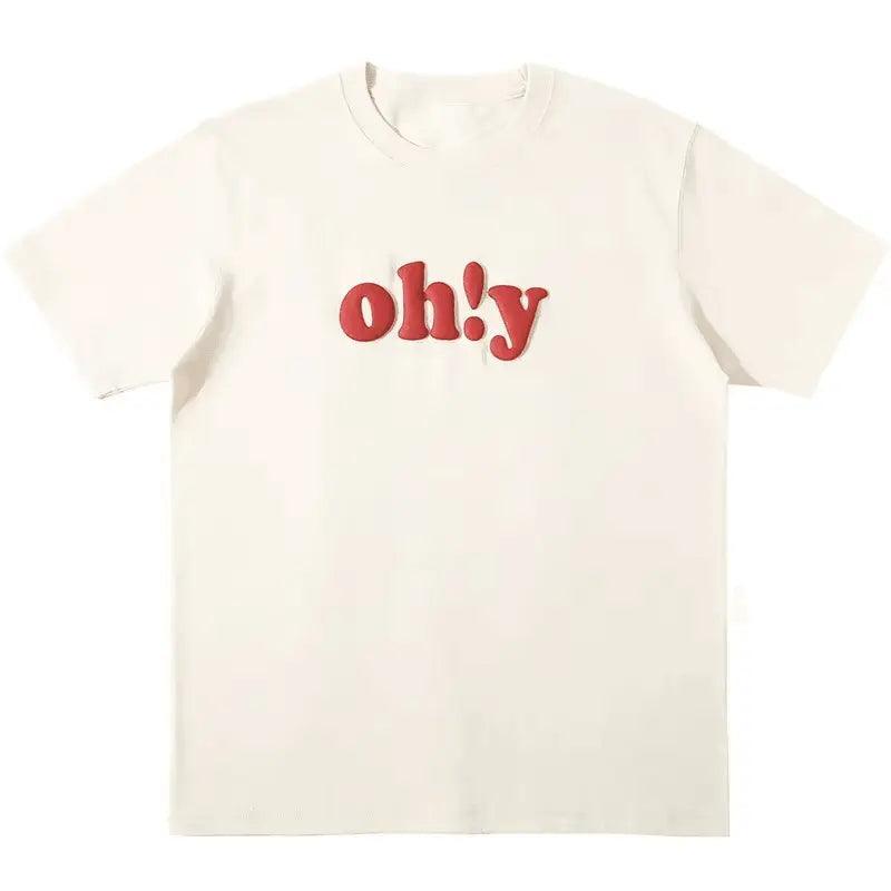 2024  CengLuanDieZhang Customized Unisex 3D Foam Puff Print High Quality Heavyweight Oversized T Shirt For Men CengLuanDieZhang