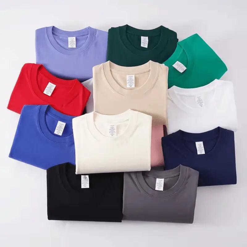 2024  CengLuanDieZhang OEM/ODM Wholesale Custom Logo 100% Cotton T shirt For Men Blank Unisex T Shirt Plain Men's T-shirts Print Logo CengLuanDieZhang