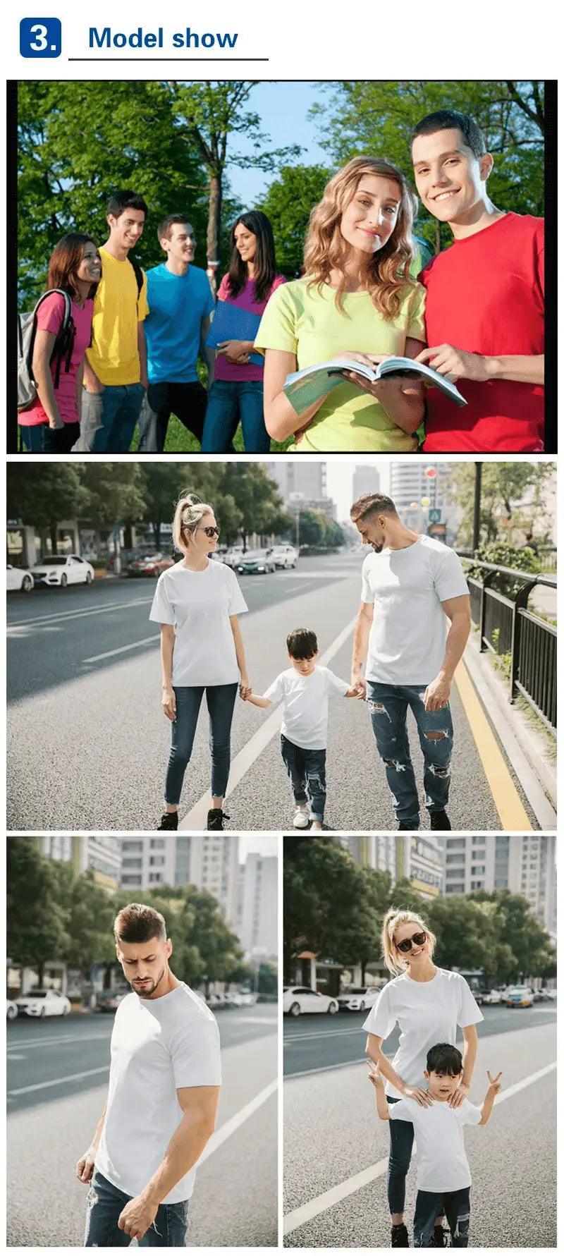 2024  CengLuanDieZhang Wholesale Blank T Shirt Custom 100% Cotton t-shirt Printing logo for Mens Plain t shirts Printed White Black T Shirt My Store