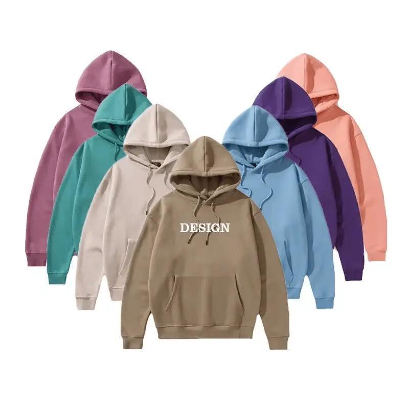2024  CengLuanDieZhang custom 500 gsm 100% cotton fabric mens hoodies customize blank casual oversized hoodie printing embroidery logo for unisex CengLuanDieZhang