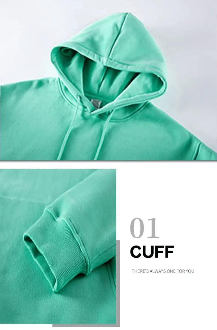 2024  CengLuanDieZhang custom 500 gsm 100% cotton fabric mens hoodies customize blank casual oversized hoodie printing embroidery logo for unisex CengLuanDieZhang