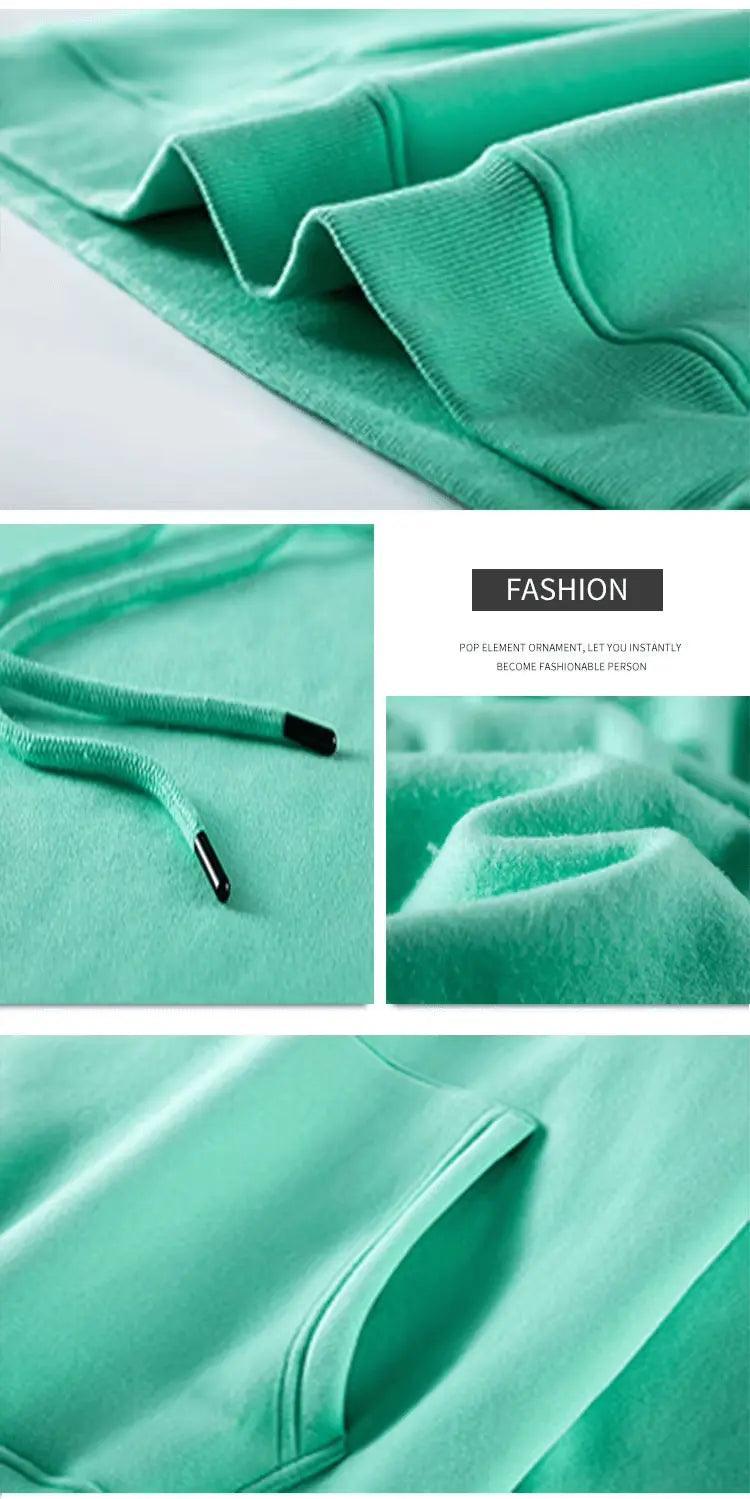 2024  CengLuanDieZhang custom 500 gsm 100% cotton fabric mens hoodies customize blank casual oversized hoodie printing embroidery logo for unisex CengLuanDieZhang