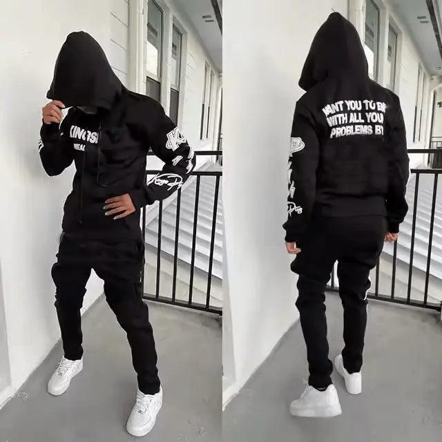 2024 Manufacturer Customized High-Quality Training Jogging Printed Men'S Cotton Sportswear Tracksuit My Store