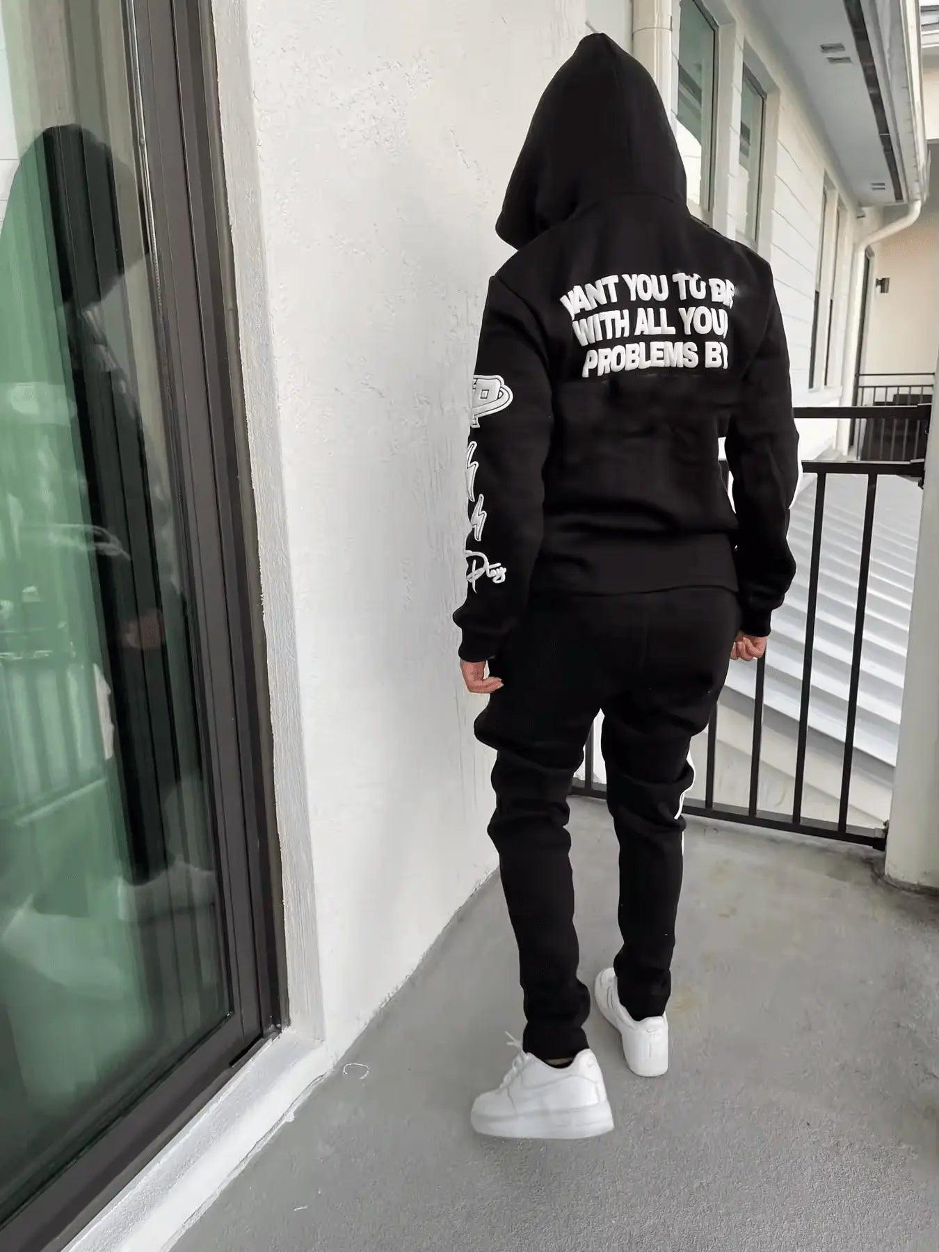 2024 Manufacturer Customized High-Quality Training Jogging Printed Men'S Cotton Sportswear Tracksuit My Store