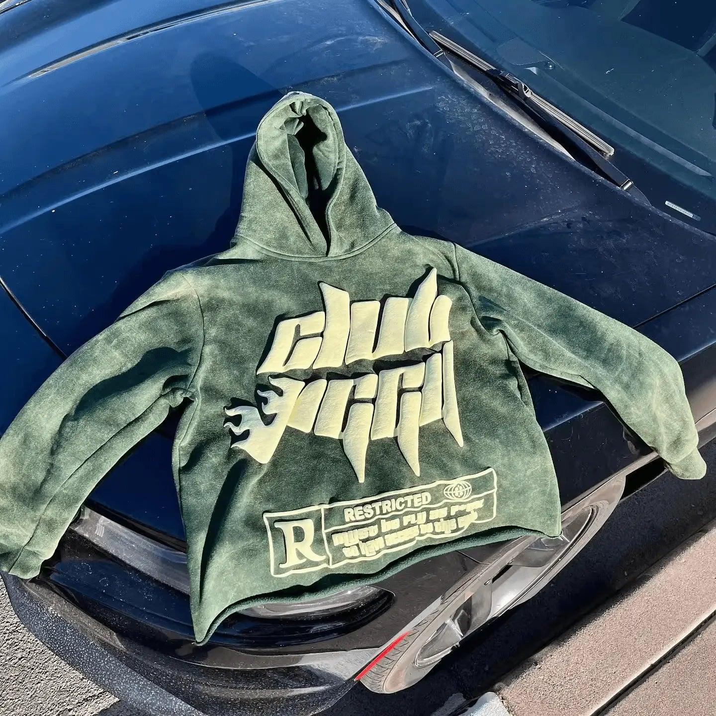 2024 embroidered Puff Printing Heavyweight Cotton Men's Hoody Oversized Custom Print Luxury Pullover womens hoodies custom logo 676
