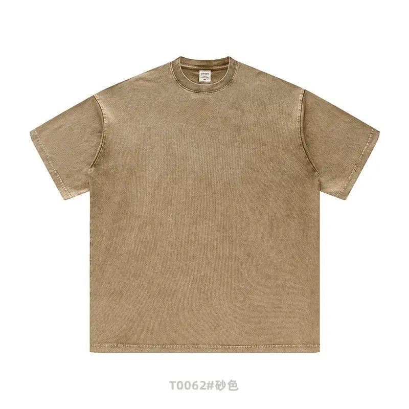 2024 new trendy short-sleeved T-shirt comfortable cotton breathable high-quality loose casual hip-hop T-shirt My Store